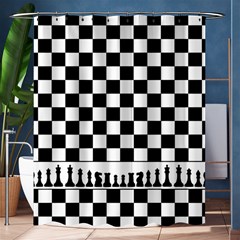 Chess  Shower Curtain 60  x 72  (Medium) 