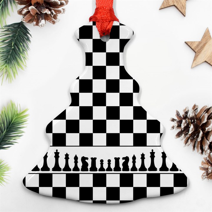 Chess  Christmas Tree Ornament (Two Sides)