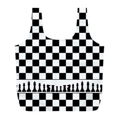 Chess  Full Print Recycle Bags (L) 