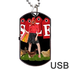 Sale Dog Tag Usb Flash (one Side) by Valentinaart