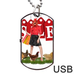 Sale Dog Tag Usb Flash (two Sides) by Valentinaart