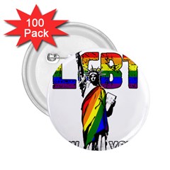 Lgbt New York 2 25  Buttons (100 Pack)  by Valentinaart