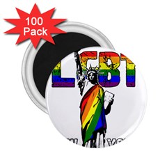 Lgbt New York 2 25  Magnets (100 Pack)  by Valentinaart