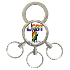 Lgbt New York 3-ring Key Chains by Valentinaart