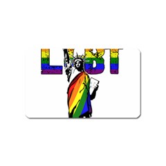 Lgbt New York Magnet (name Card) by Valentinaart