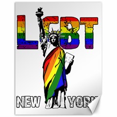 Lgbt New York Canvas 12  X 16   by Valentinaart