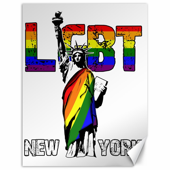 LGBT New York Canvas 18  x 24  