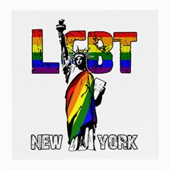 Lgbt New York Medium Glasses Cloth by Valentinaart