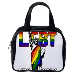 Lgbt New York Classic Handbags (one Side) by Valentinaart