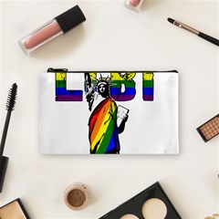 Lgbt New York Cosmetic Bag (small)  by Valentinaart