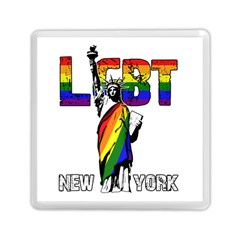 Lgbt New York Memory Card Reader (square)  by Valentinaart