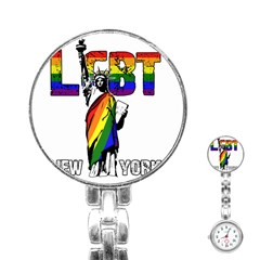 Lgbt New York Stainless Steel Nurses Watch by Valentinaart