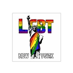 Lgbt New York Satin Bandana Scarf by Valentinaart