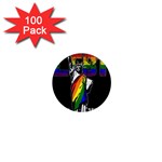 LGBT New York 1  Mini Magnets (100 pack)  Front