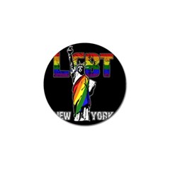 Lgbt New York Golf Ball Marker (4 Pack) by Valentinaart