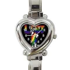 Lgbt New York Heart Italian Charm Watch by Valentinaart