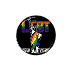 Lgbt New York Hat Clip Ball Marker by Valentinaart