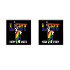 Lgbt New York Cufflinks (square) by Valentinaart