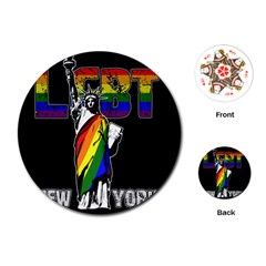 LGBT New York Playing Cards (Round) 