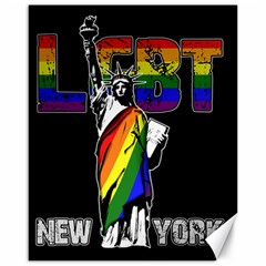 Lgbt New York Canvas 16  X 20   by Valentinaart