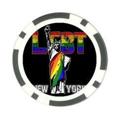 LGBT New York Poker Chip Card Guard