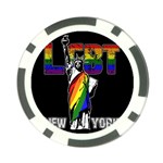 LGBT New York Poker Chip Card Guard Front