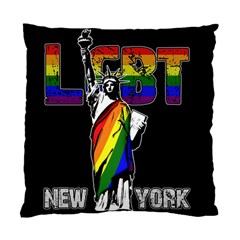 Lgbt New York Standard Cushion Case (one Side) by Valentinaart