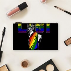 Lgbt New York Cosmetic Bag (small)  by Valentinaart