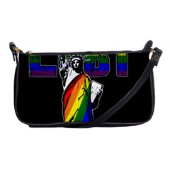 Lgbt New York Shoulder Clutch Bags by Valentinaart