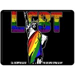 LGBT New York Fleece Blanket (Large)  80 x60  Blanket Front