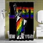 LGBT New York Shower Curtain 48  x 72  (Small)  Curtain(48  X 72 ) - 42.18 x64.8  Curtain(48  X 72 )