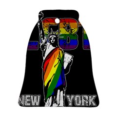 Lgbt New York Bell Ornament (two Sides) by Valentinaart