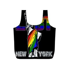 Lgbt New York Full Print Recycle Bags (s)  by Valentinaart