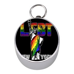 Lgbt New York Mini Silver Compasses by Valentinaart