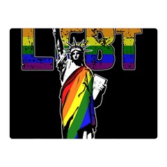 Lgbt New York Double Sided Flano Blanket (mini)  by Valentinaart