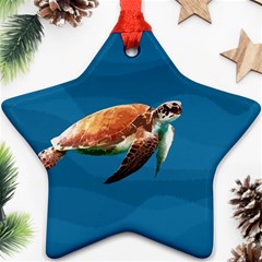 Sea Turtle Ornament (star) by Valentinaart