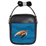 Sea Turtle Girls Sling Bags Front