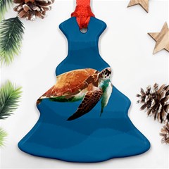 Sea Turtle Ornament (christmas Tree)  by Valentinaart