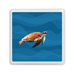 Sea Turtle Memory Card Reader (square)  by Valentinaart