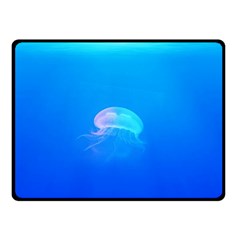 Jellyfish Fleece Blanket (small) by Valentinaart