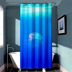 Jellyfish Shower Curtain 36  X 72  (stall)  by Valentinaart