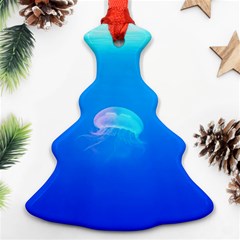 Jellyfish Christmas Tree Ornament (two Sides) by Valentinaart