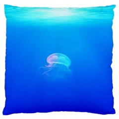 Jellyfish Large Cushion Case (two Sides) by Valentinaart