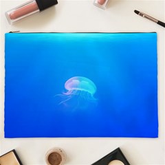 Jellyfish Cosmetic Bag (xxl)  by Valentinaart