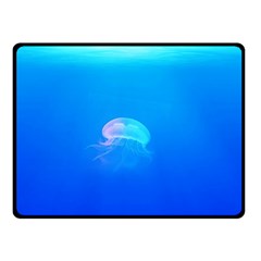 Jellyfish Double Sided Fleece Blanket (small)  by Valentinaart