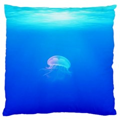 Jellyfish Standard Flano Cushion Case (two Sides) by Valentinaart