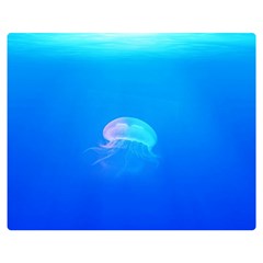 Jellyfish Double Sided Flano Blanket (medium)  by Valentinaart