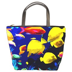 Tropical Fish Bucket Bags by Valentinaart