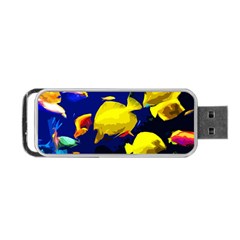 Tropical Fish Portable Usb Flash (two Sides) by Valentinaart