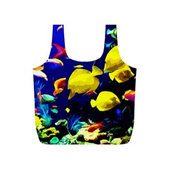 Tropical Fish Full Print Recycle Bags (s)  by Valentinaart